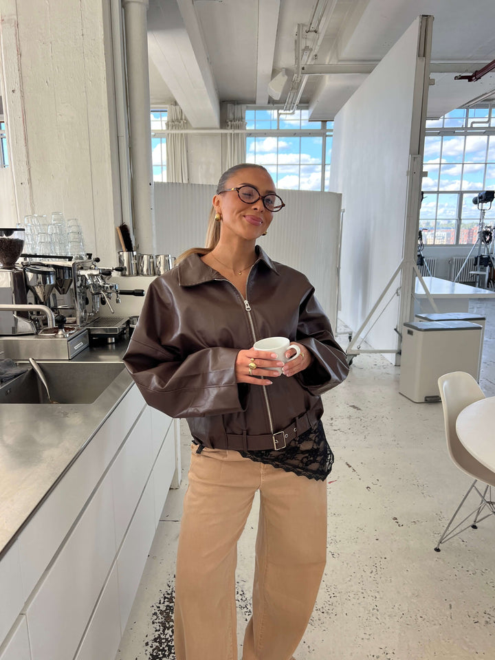 Marly lace scarf - Sort