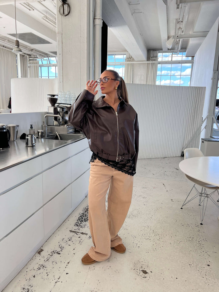 Marly lace scarf - Sort