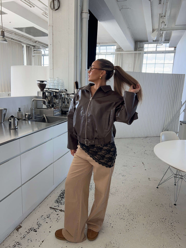 Marly lace scarf - Sort