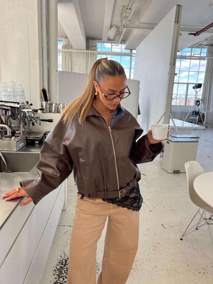 Marly lace scarf - Sort