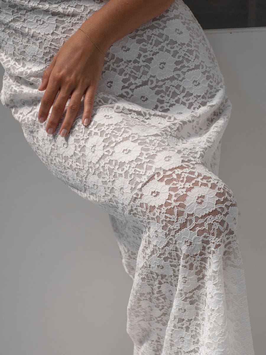 Oura Blonde Kjole Ivory