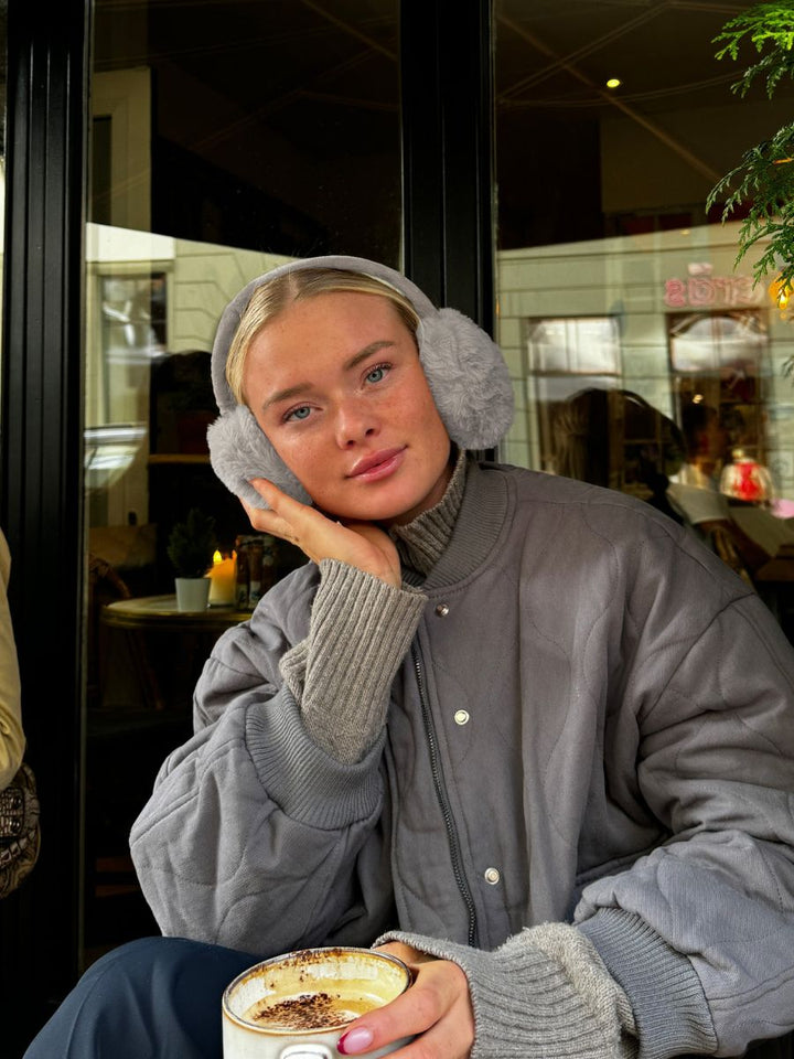 Sia plys ørevarmere - Grå