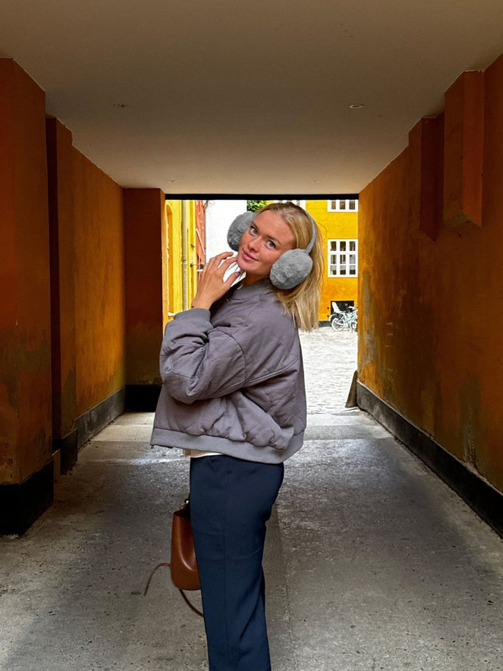 Sia plys ørevarmere - Grå