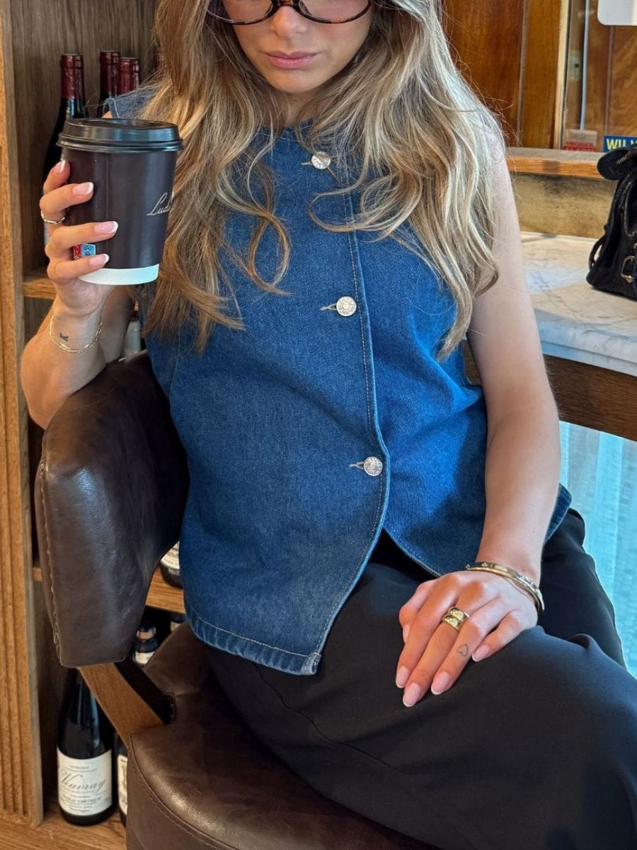 Thea denim top