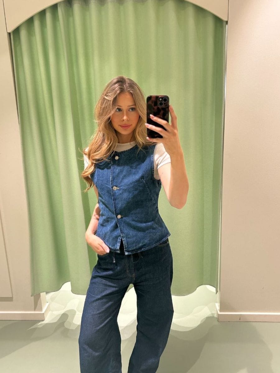 Thea denim top