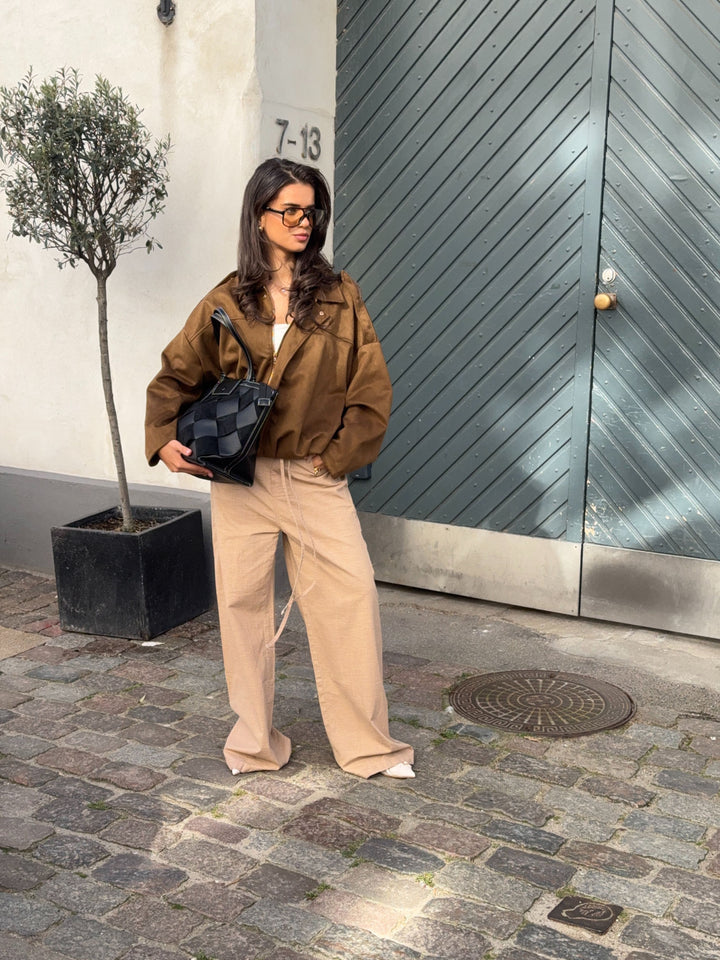 Tilia flettet skuldertaske - Sort