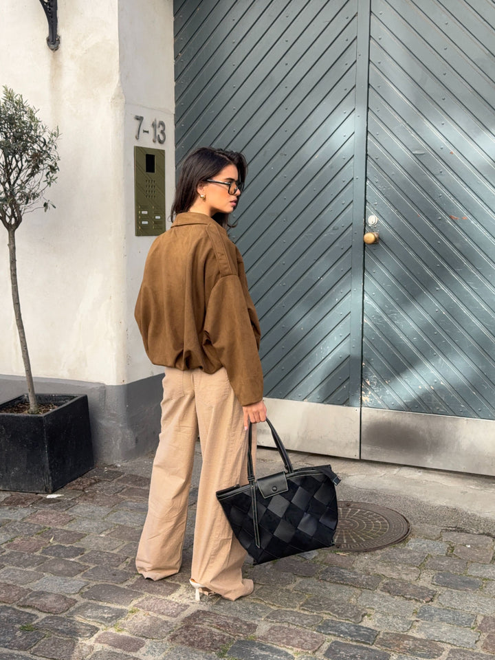 Tilia flettet skuldertaske - Sort