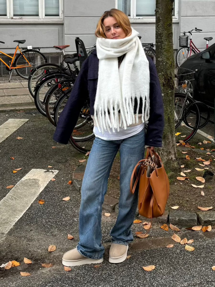 Tora plateau bamsesko - Beige