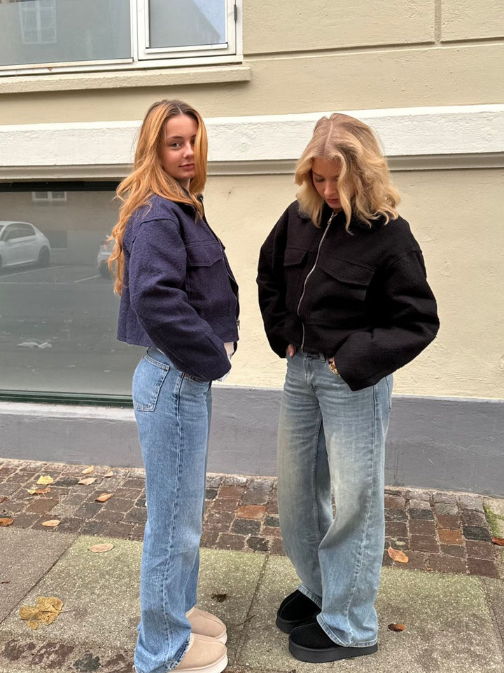 Una jakke - Sort