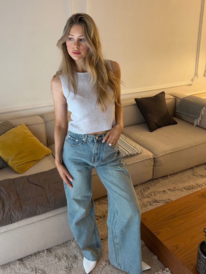 Zoe denim jeans - Lyseblå