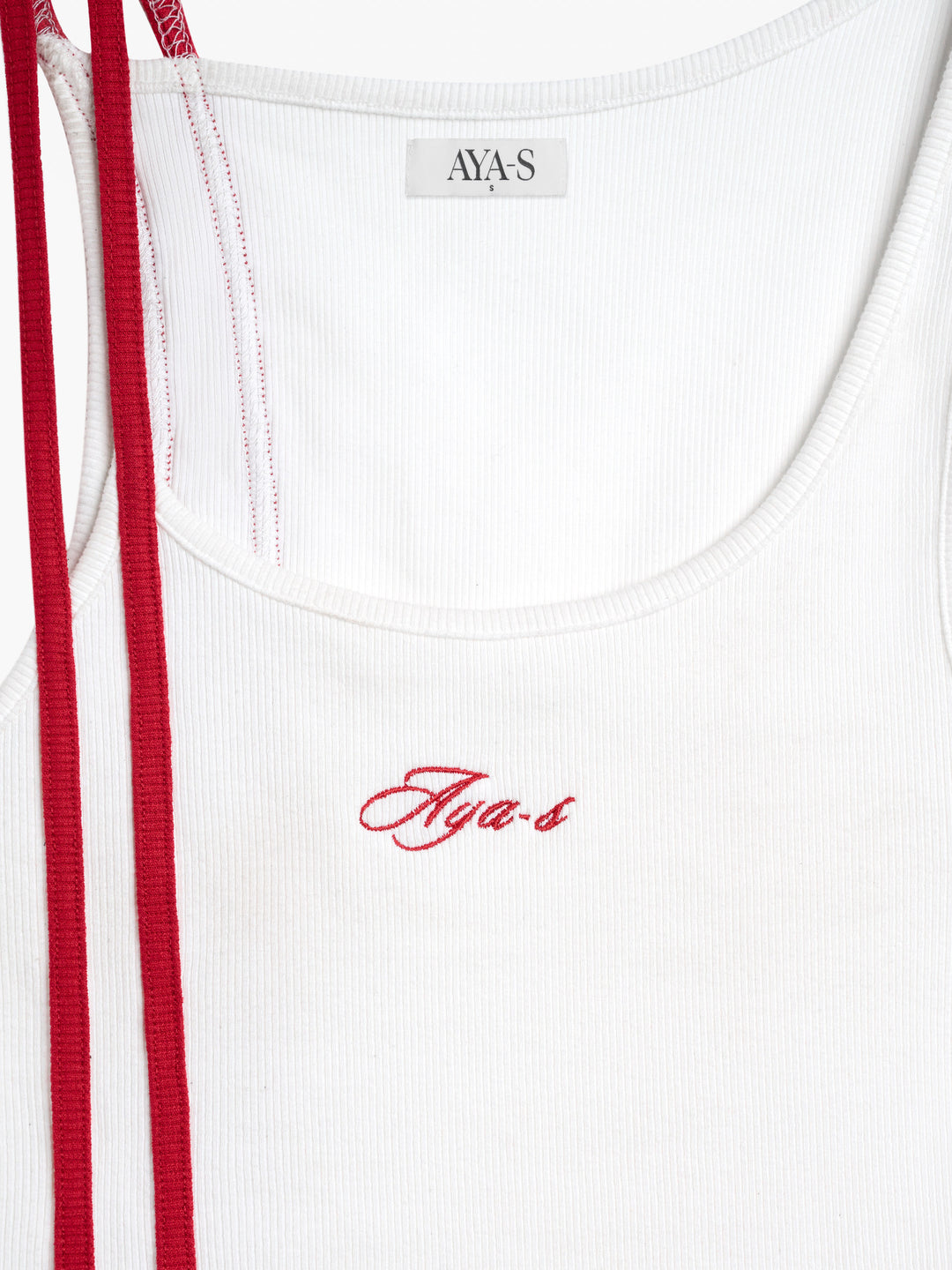 Leora Rib Top Hvid