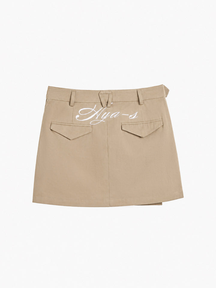 Ruby Mini Nederdel Beige