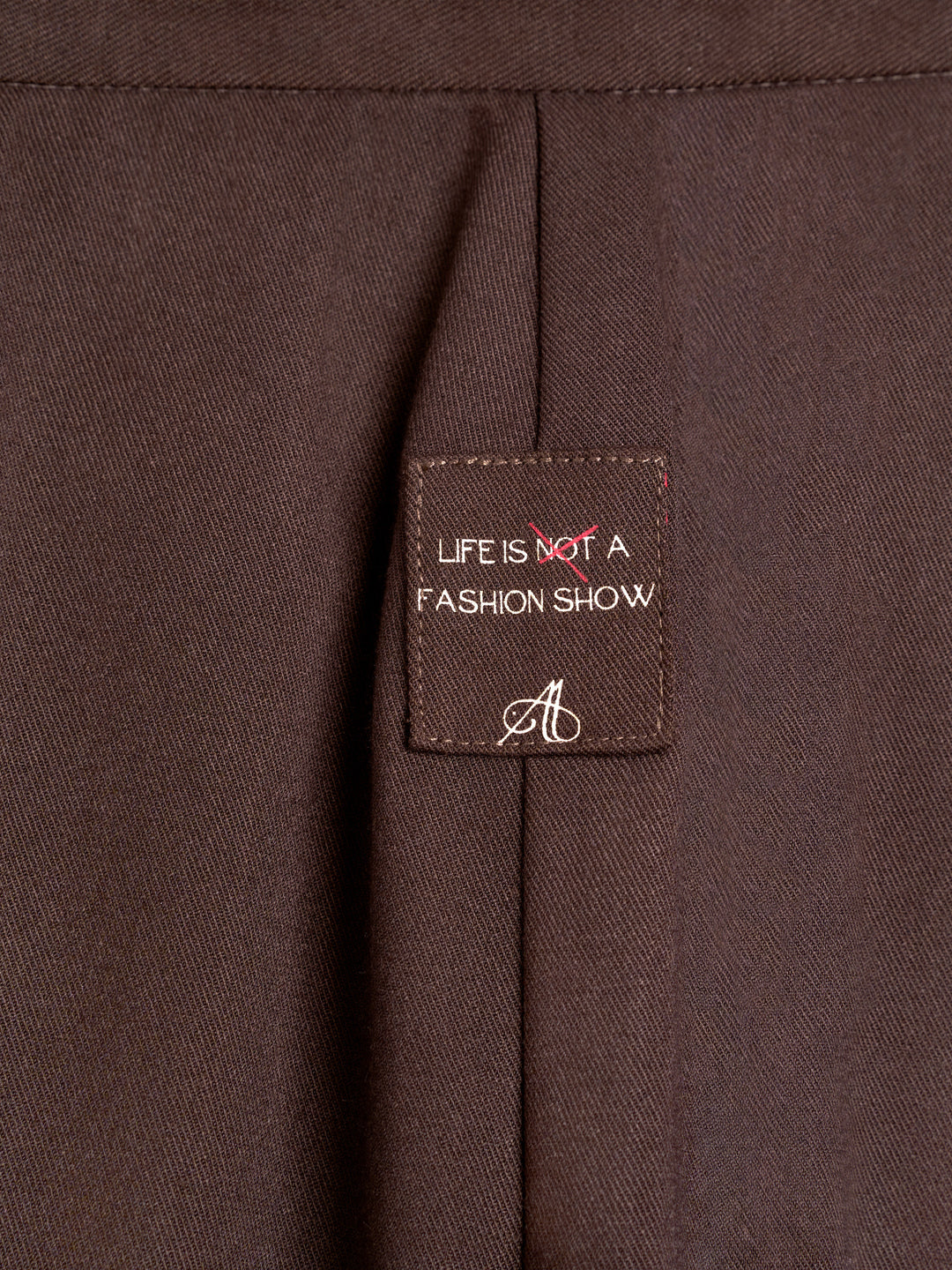 Gia Suit Pants Mørkebrun