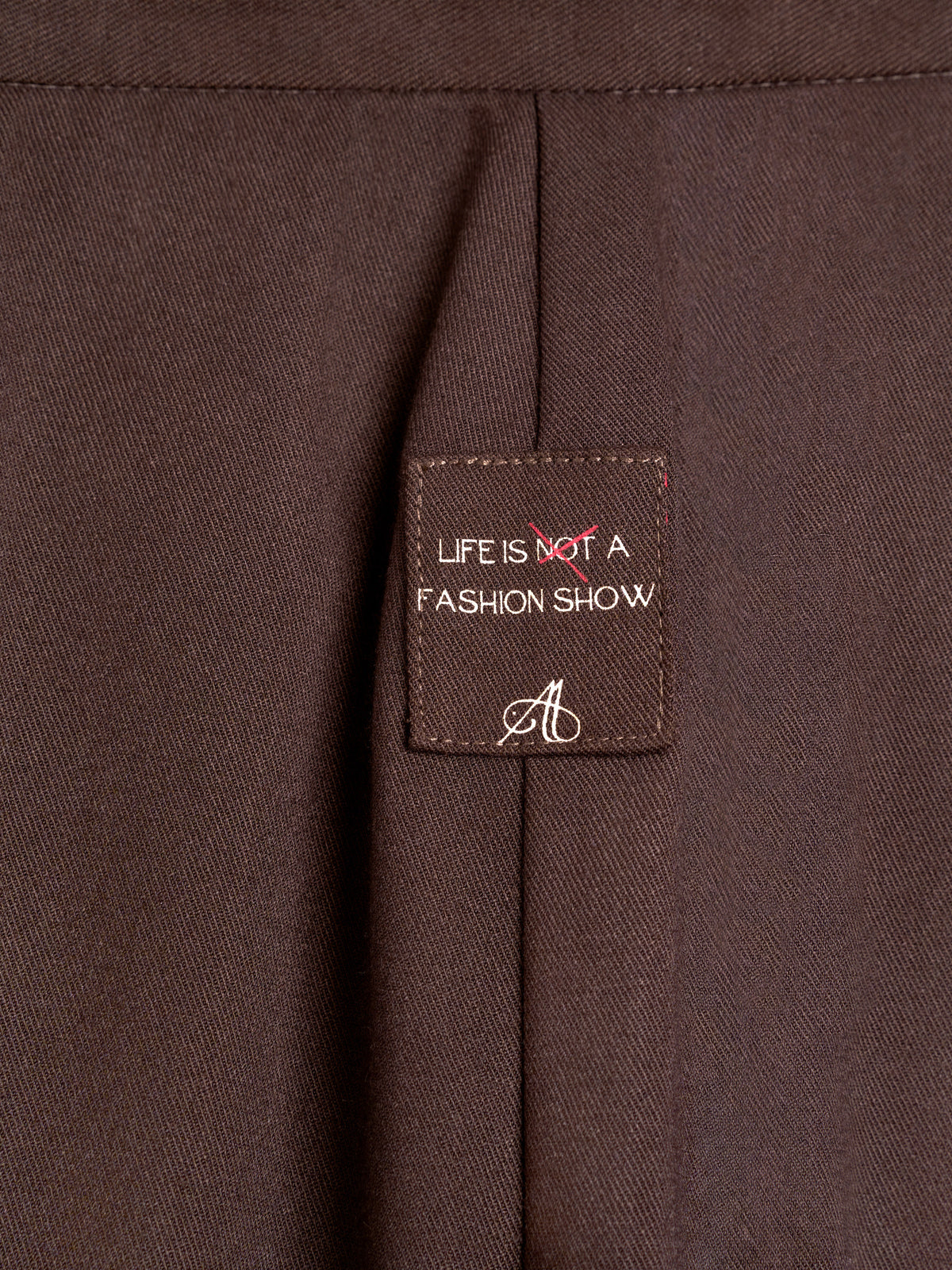 Gia Suit Pants Mørkebrun