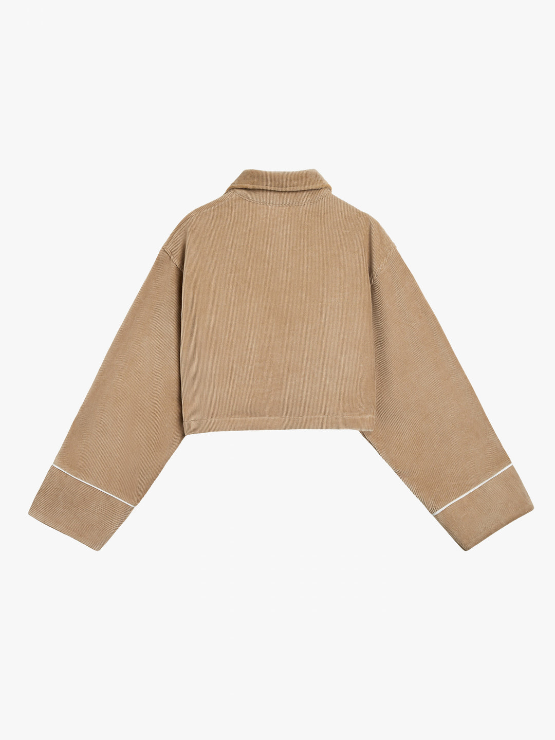 Elora Fløjls Jakke Beige