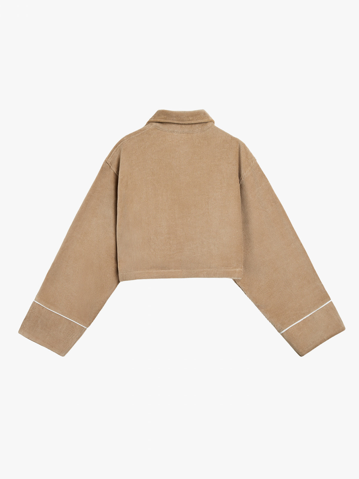 Elora Fløjls Jakke Beige