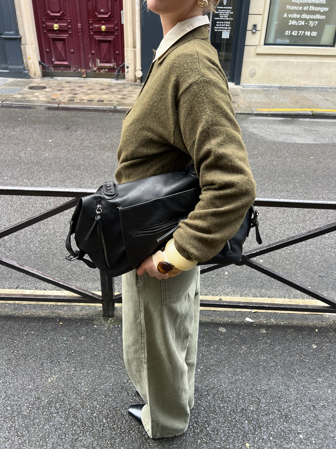 Kiva skuldertaske - Sort