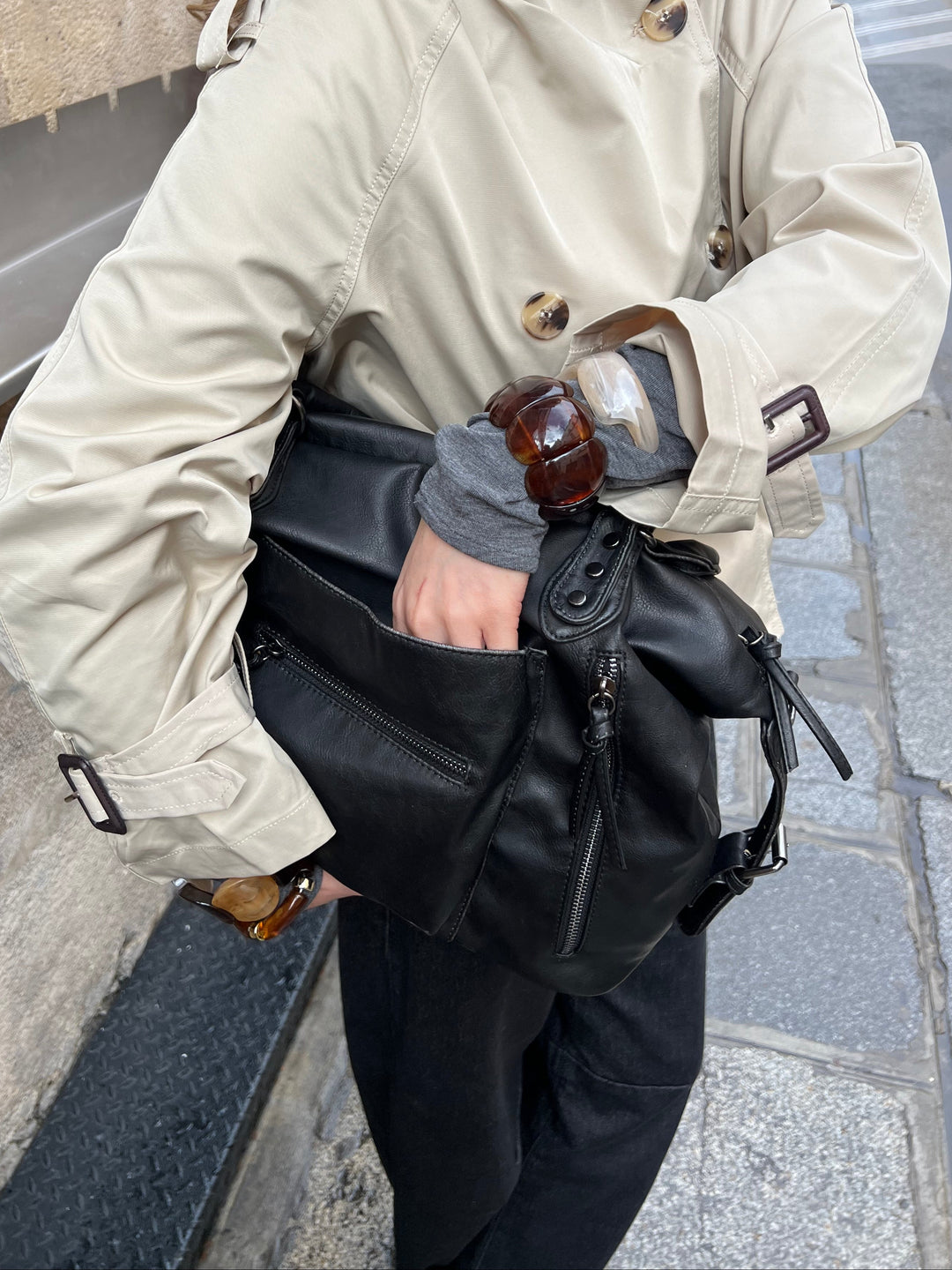 Kiva skuldertaske - Sort