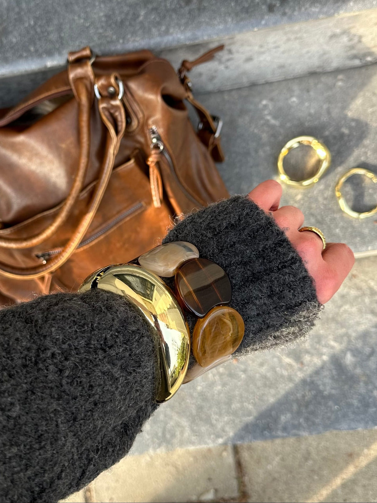 Aila Armbånd Brun