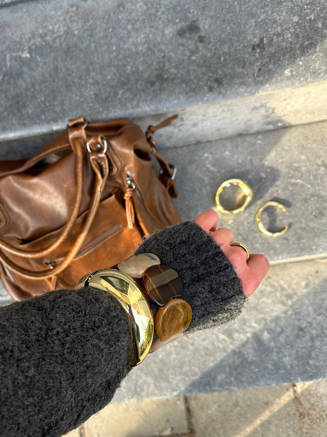 Niva 3 x armbånd - Guld