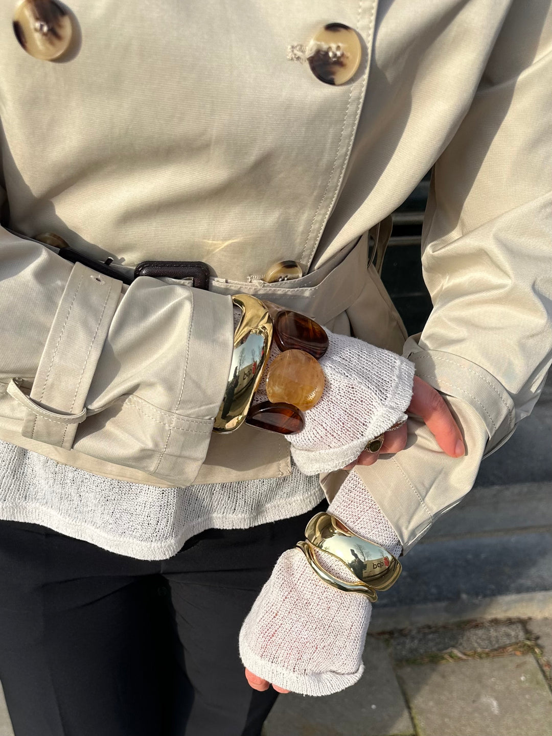 Niva 3 x armbånd - Guld